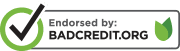 Endorsed by badcredit.org
