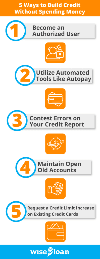 5 ways to build credit without spending money