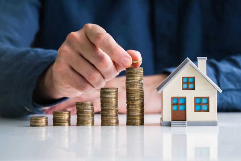 Stacked coins | Loan to pay rent